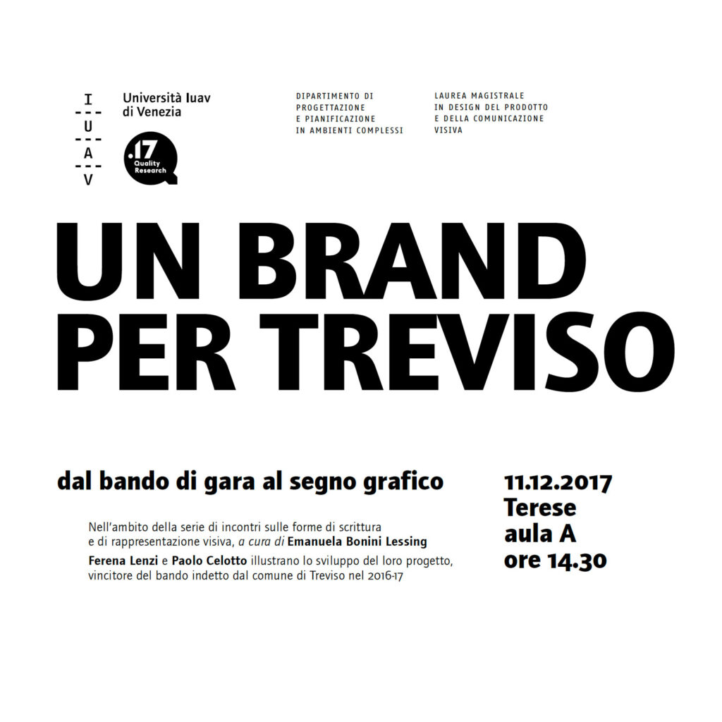 locandina conferenza IUAV